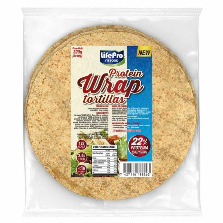 Life Pro Fit Food Protein Wrap Tortillas Protéiné 8x40g Diamond Wholesale